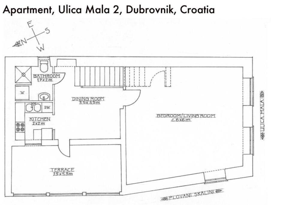 1-Bdrm With Terrace In The Old Town Apartment ดูบรอฟนิก ภายนอก รูปภาพ